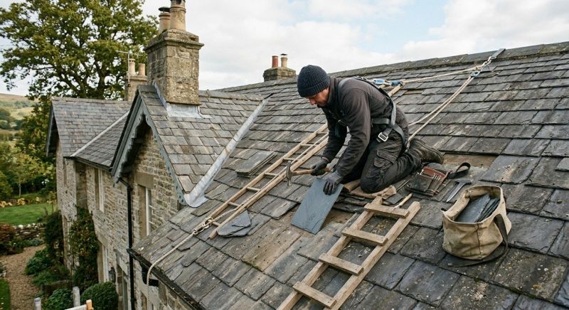 Slate Shingles Repair in Woodford, VA