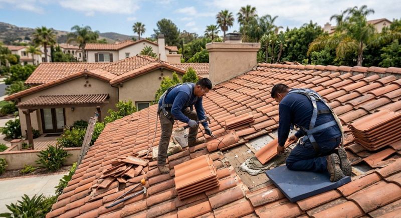 Spanish Tile Roof Repair in Caroline County, VA
