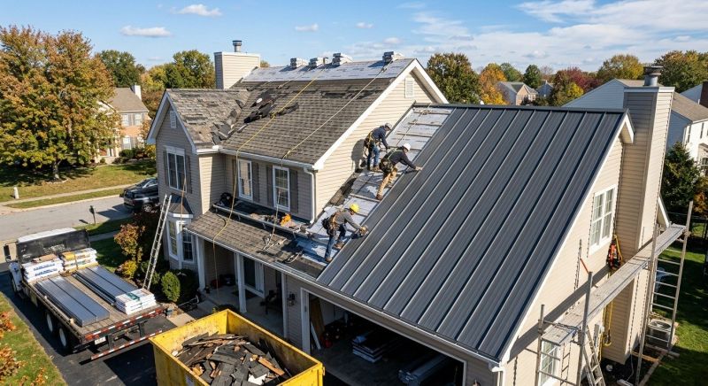Steel Roof Replacement in Bowling Green, VA