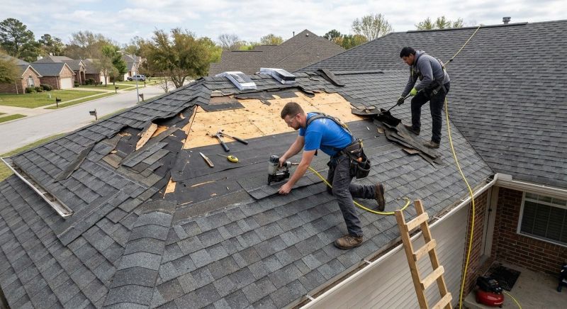 Storm Damage Roof Repair in Bowling Green, VA