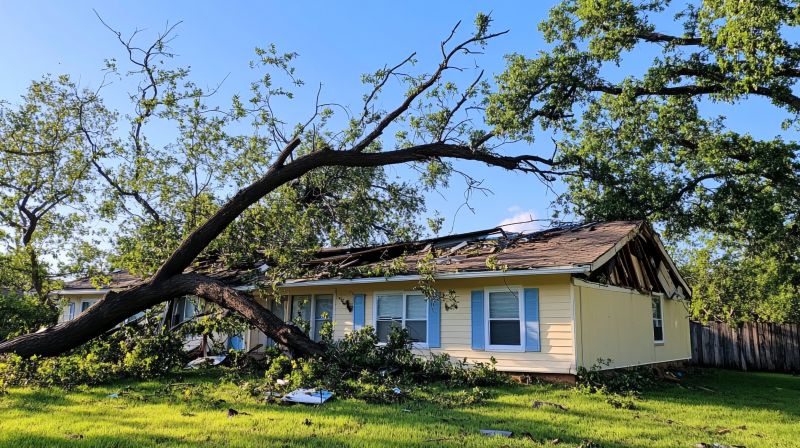Storm Damage Roof Repair in Fredericksburg, VA