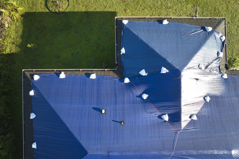 Storm Damage Roof Tarping in Caroline County, VA
