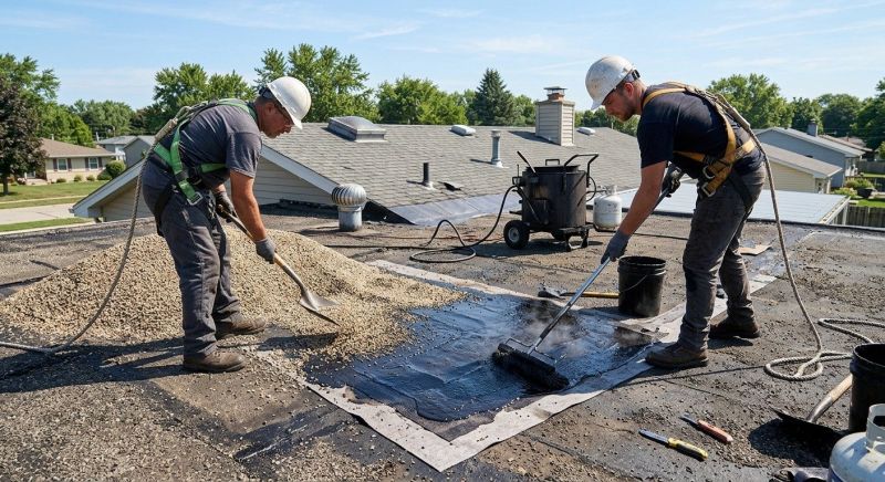 Tar And Gravel Roof Repair in Fredericksburg, VA