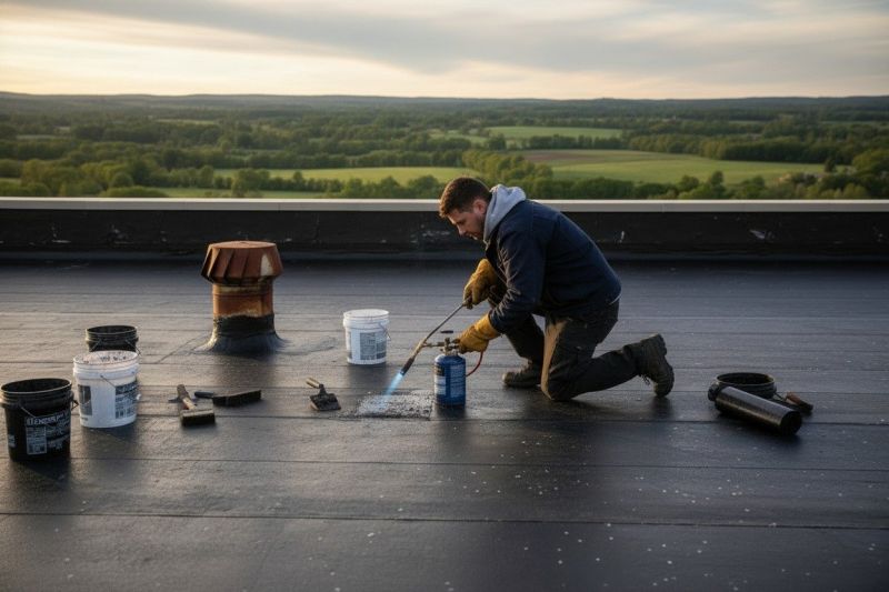 Tar Roof Repair in Fredericksburg, VA