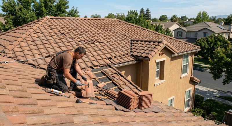Tile Roof Repair in Rockville, VA