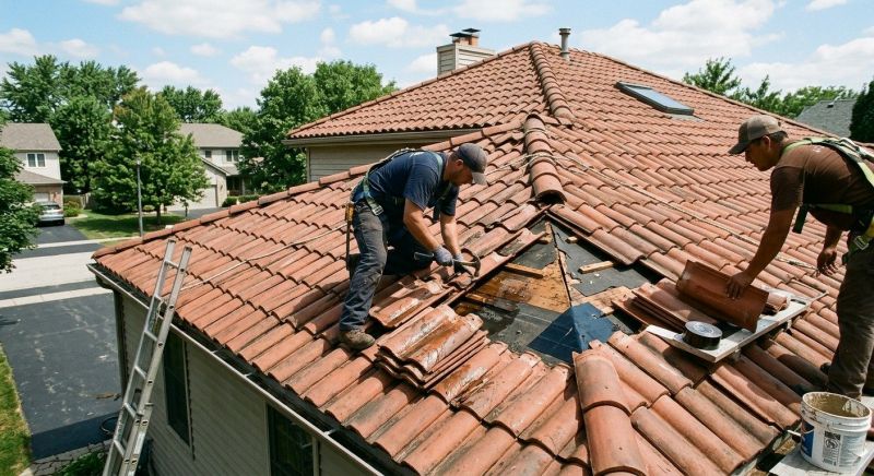 Tile Roof Repair in Woodford, VA