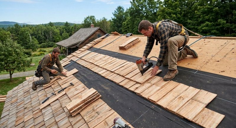 Wood Roofing Installation in Ashland, VA