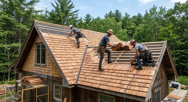 Wood Roofing Installation in Ashland, VA