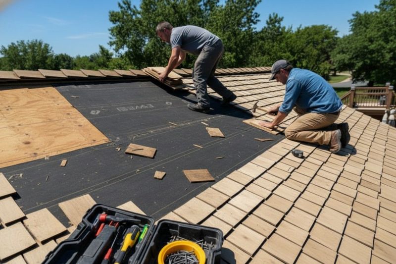Wood Shake Roof Repair in Spotsylvania, VA