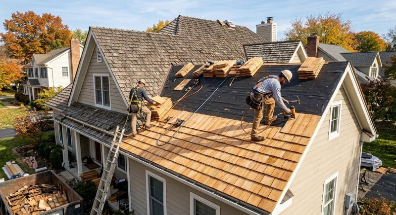 Wood Shake Roof Replacement in Ashland, VA