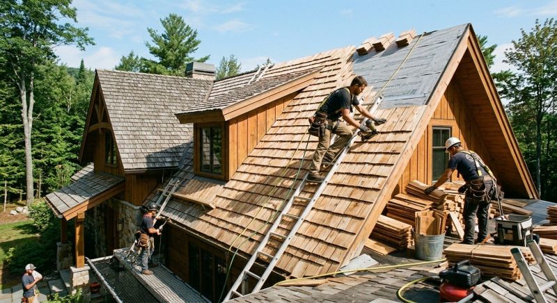 Wood Shake Roof Replacement in Montpelier, VA