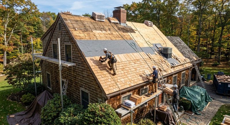 Wood Shingle Roof Replacement in Caroline County, VA