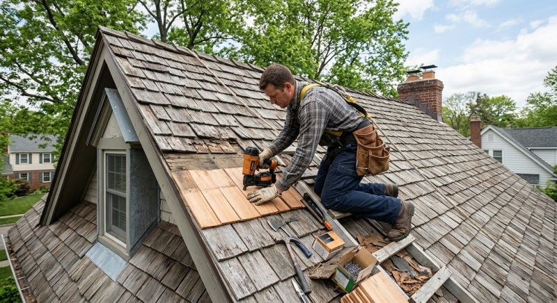 Wood Shingles Repair in Woodford, VA