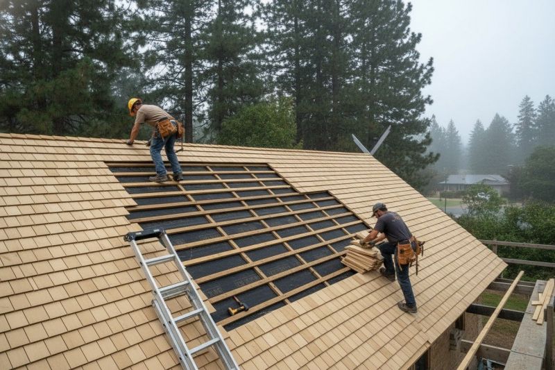 Wood Shingles Repair in Woodford, VA
